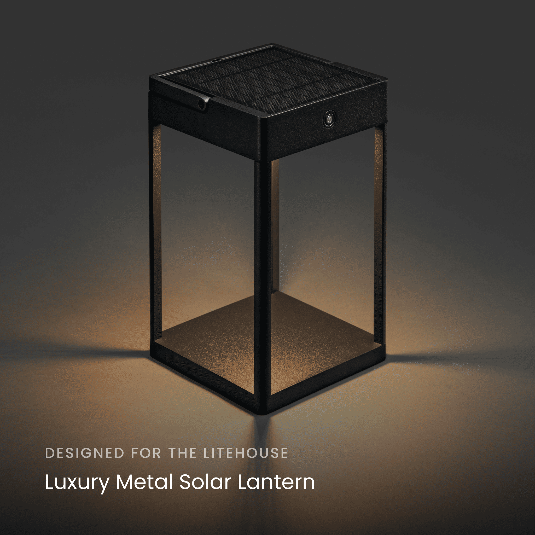 Progettata per la lanterna solare in metallo di lusso Litehouse