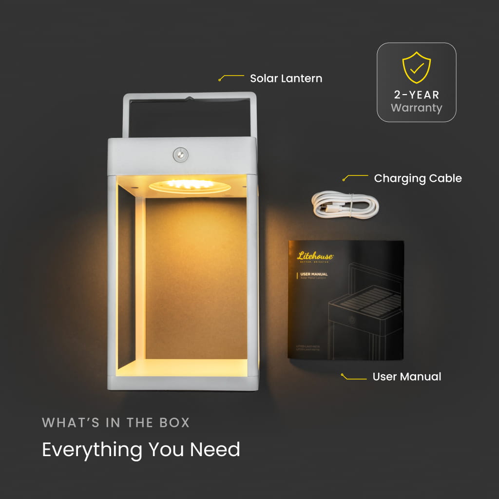 Luxury Metal Solar Lantern