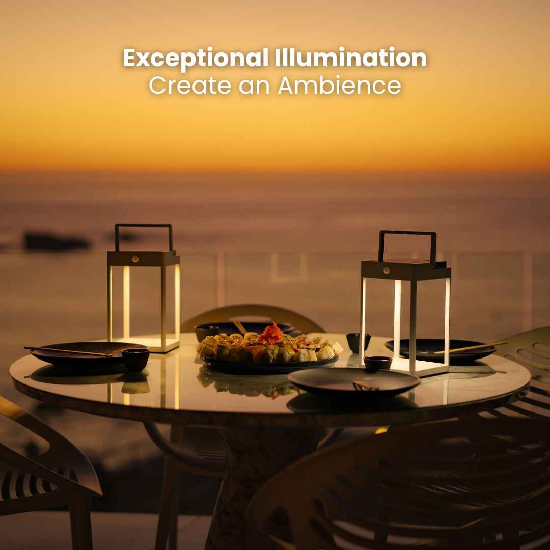 Luxury Metal Solar Lantern