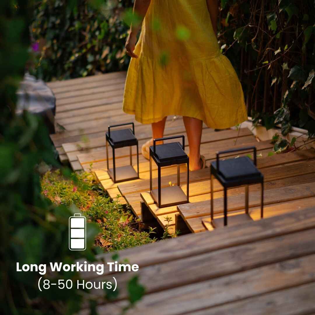 Luxury Metal Solar Lantern