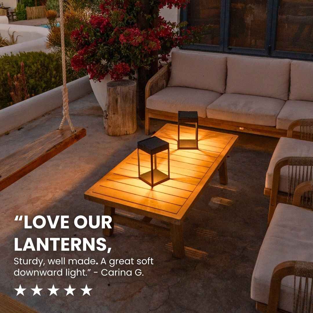 Luxury Metal Solar Lantern