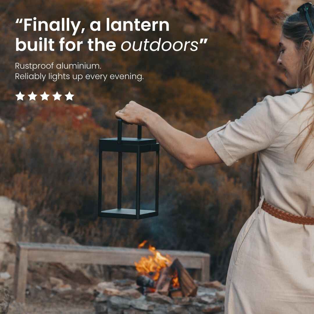 Luxury Metal Solar Lantern