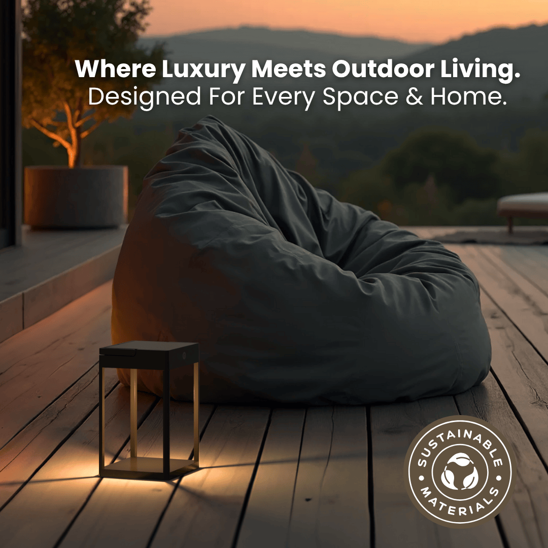 Luxury Metal Solar Lantern