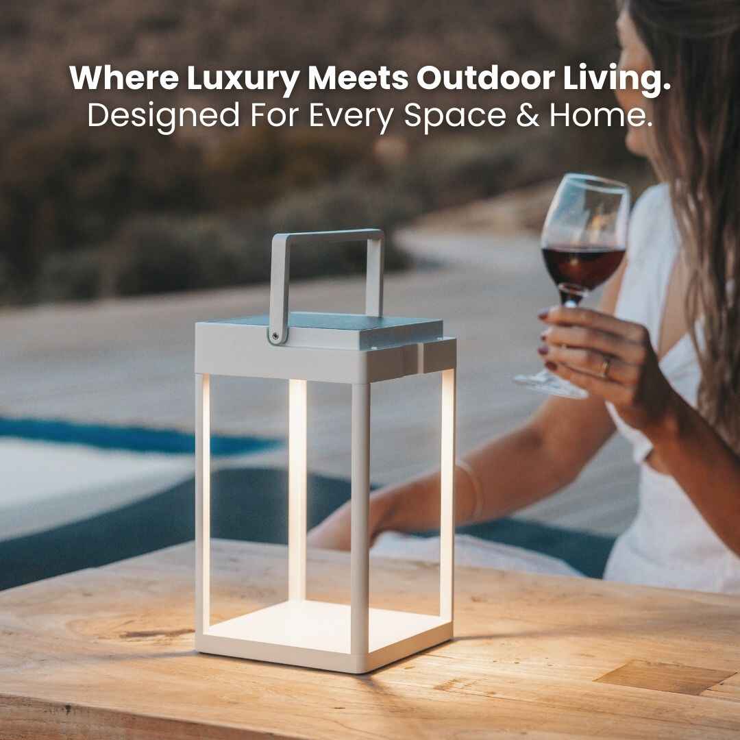 Luxury Metal Solar Lantern