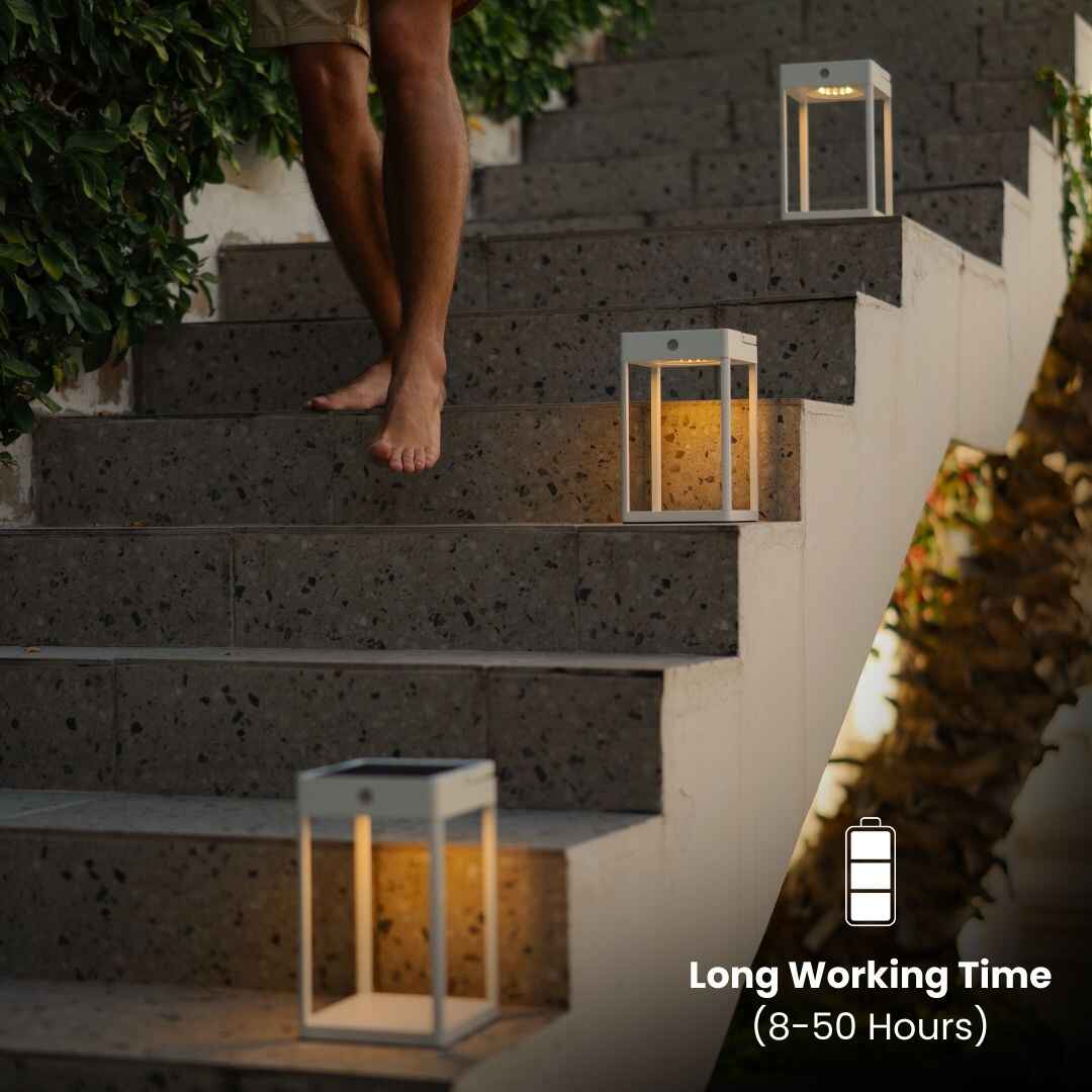 Luxury Metal Solar Lantern