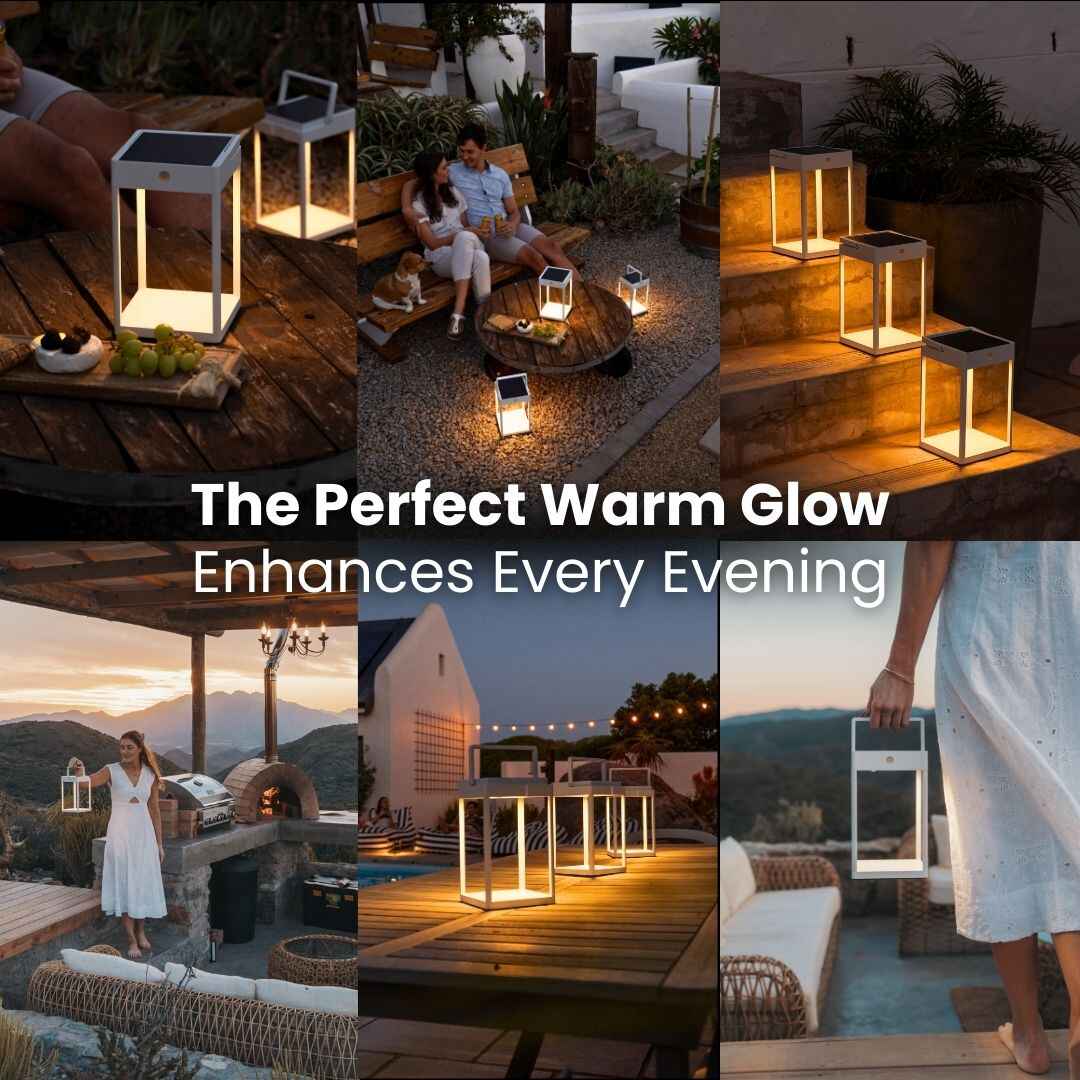 Luxury Metal Solar Lantern