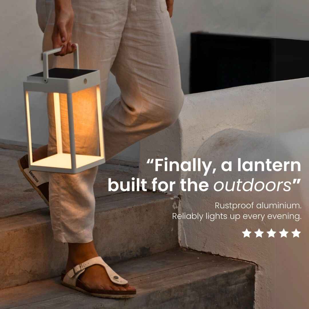 Luxury Metal Solar Lantern