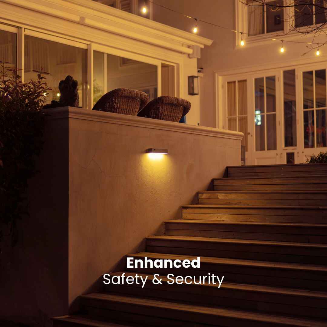 Litehouse Solar Outdoor Wall Light - Wall Mount, LED, Charcoal - 1 Pack - Litehouse