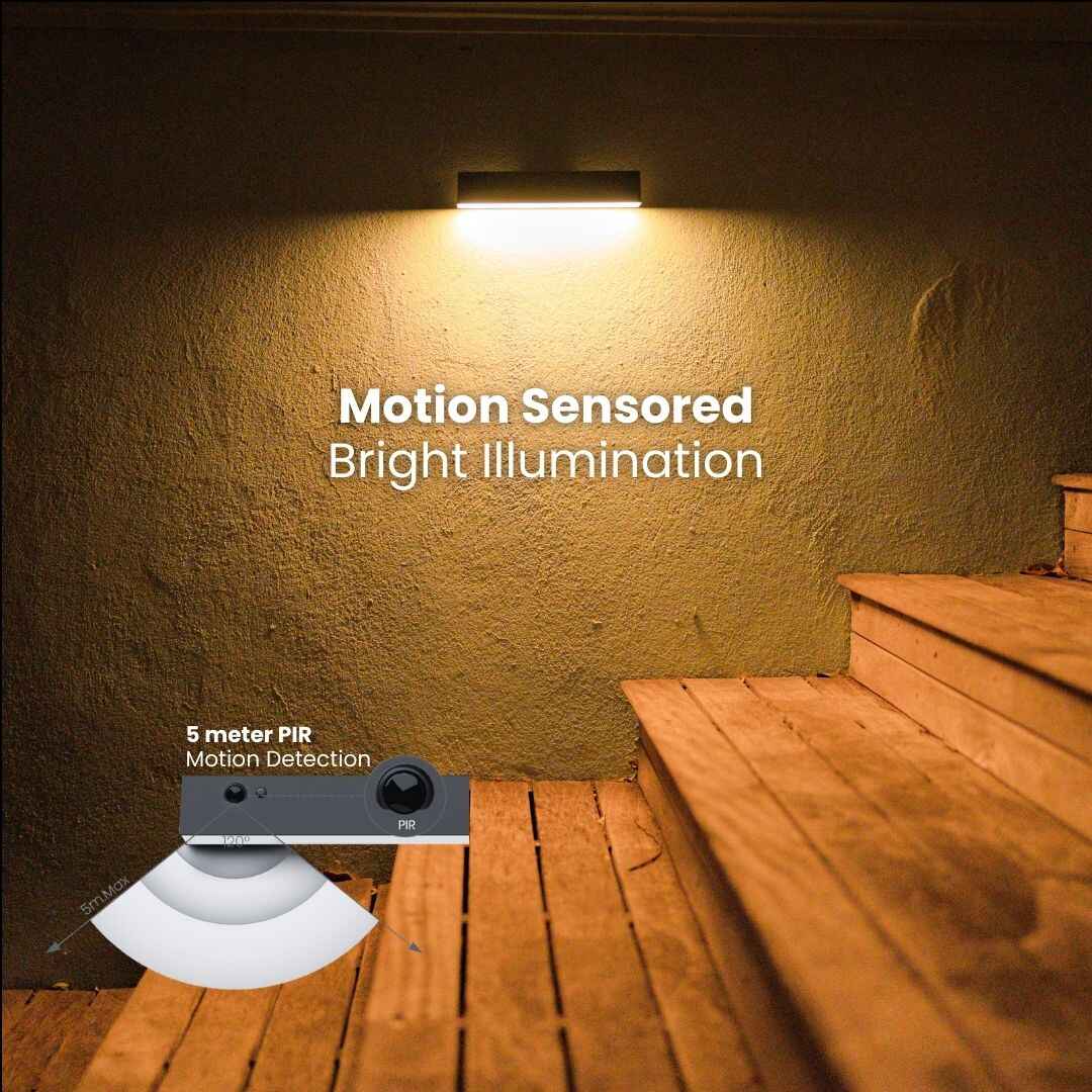 Litehouse Solar Outdoor Wall Light - Wall Mount, LED, Charcoal - 1 Pack - Litehouse