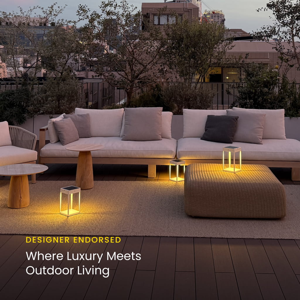Luxury Metal Solar Lantern