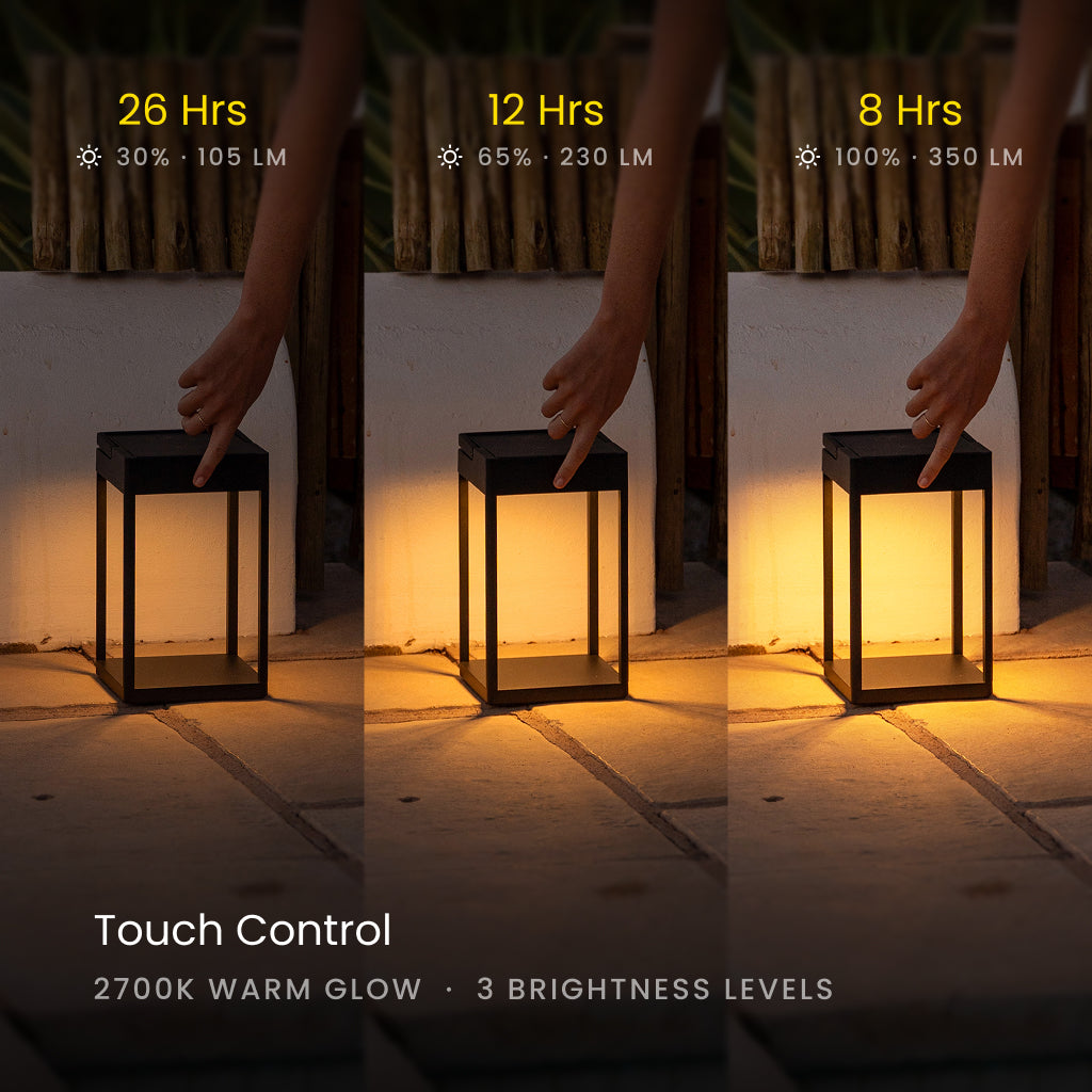 Luxury Metal Solar Lantern