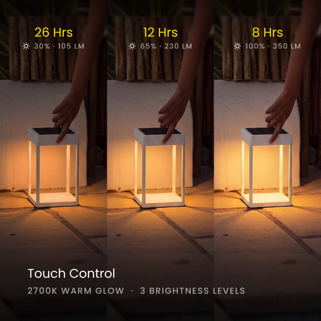 Luxury Metal Solar Lantern