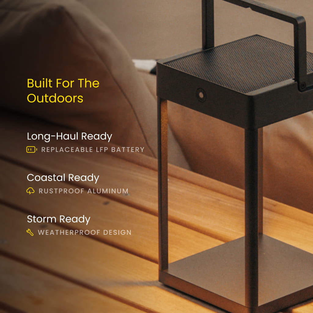 Luxury Metal Solar Lantern