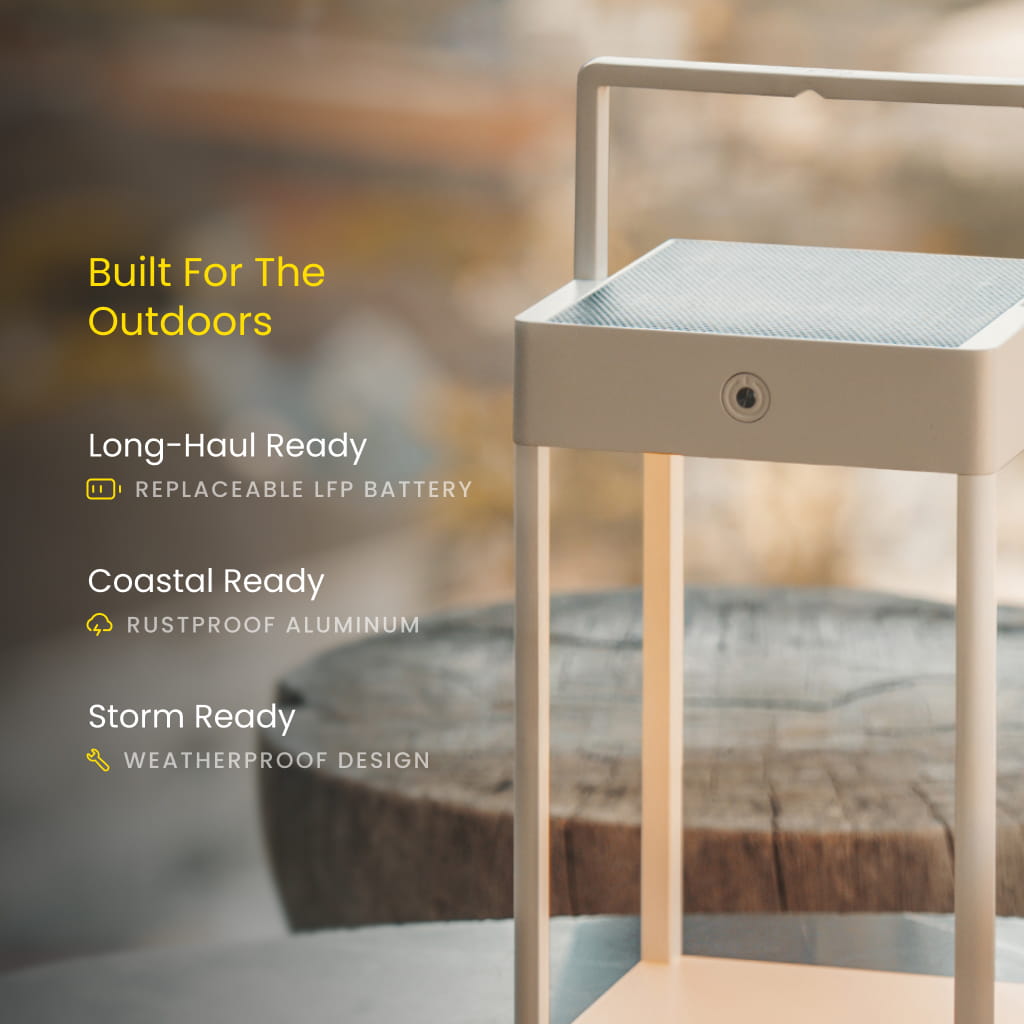 Luxury Metal Solar Lantern