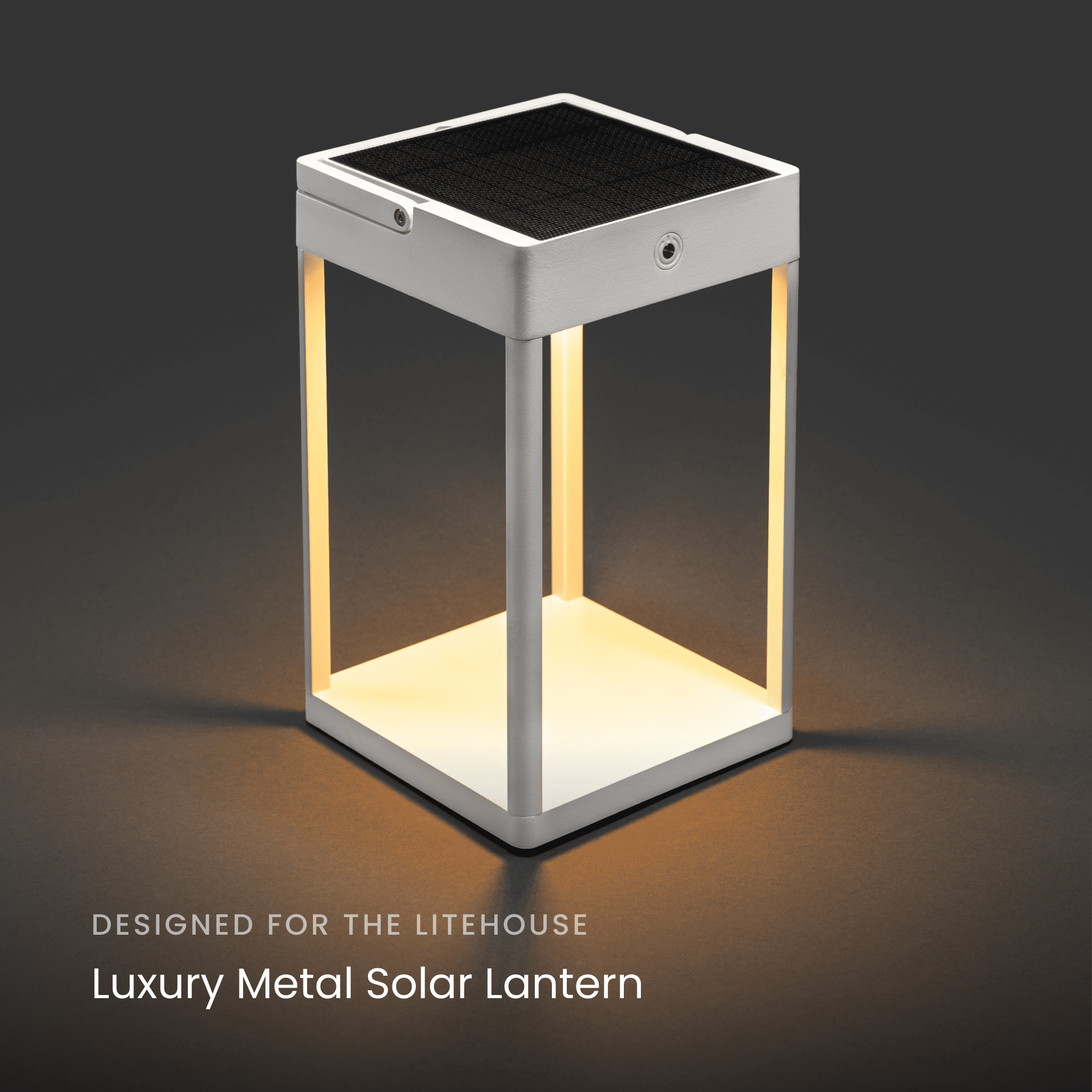 Progettata per la lanterna solare in metallo di lusso Litehouse